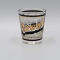 Vintage HAWAII Shot Glass Black and Gold Libbey Souvenir
