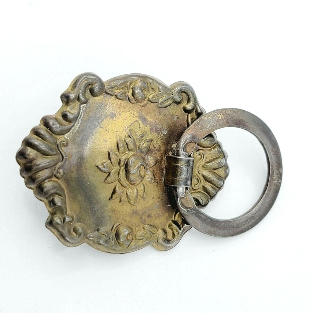 Vintage Steel Drawer Pull Handle Salvage Hardware SINGLE ONLY 2 1/2" x 2". 0014