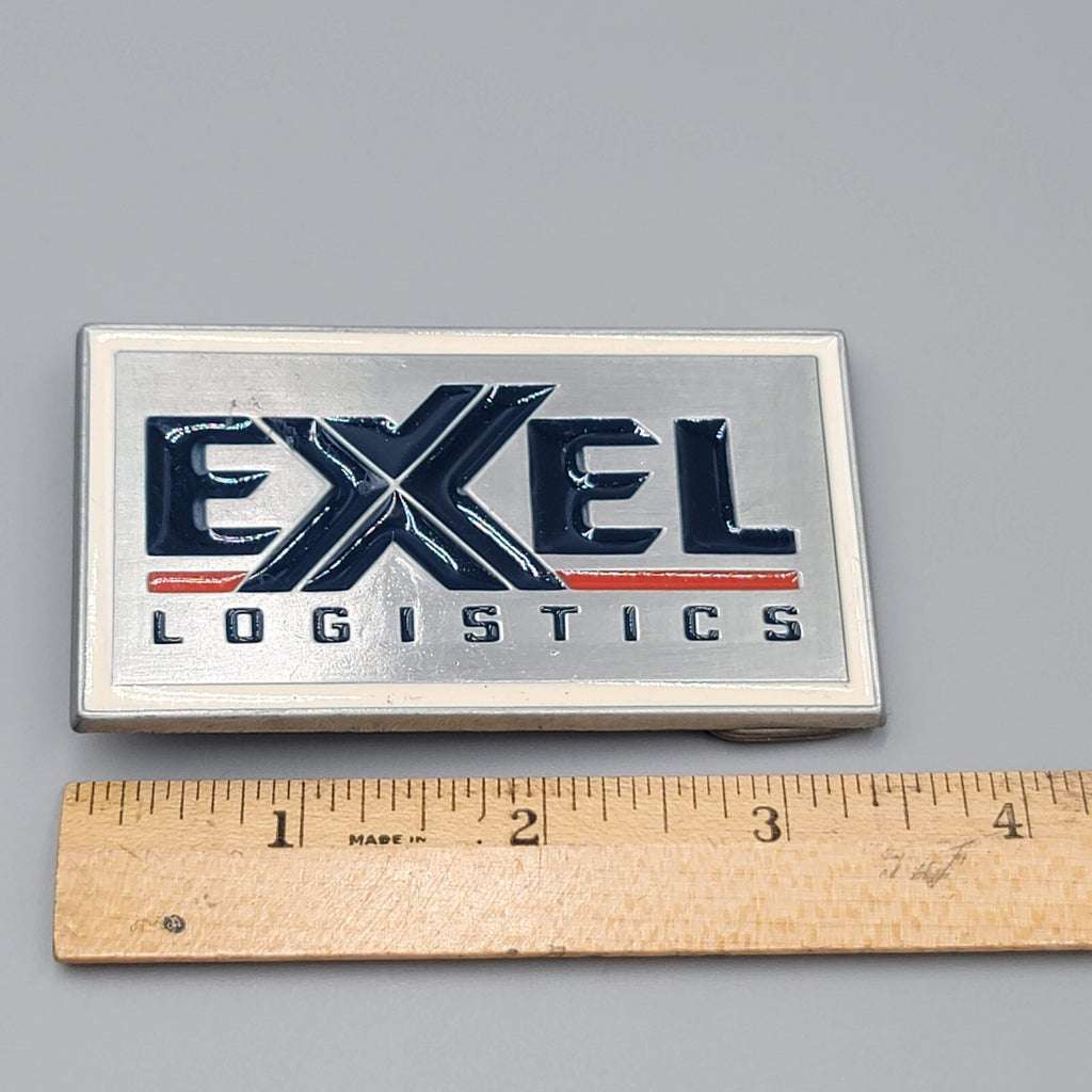 Exel Logistics Belt Buckle Shipping DHL supply chain company advertising
