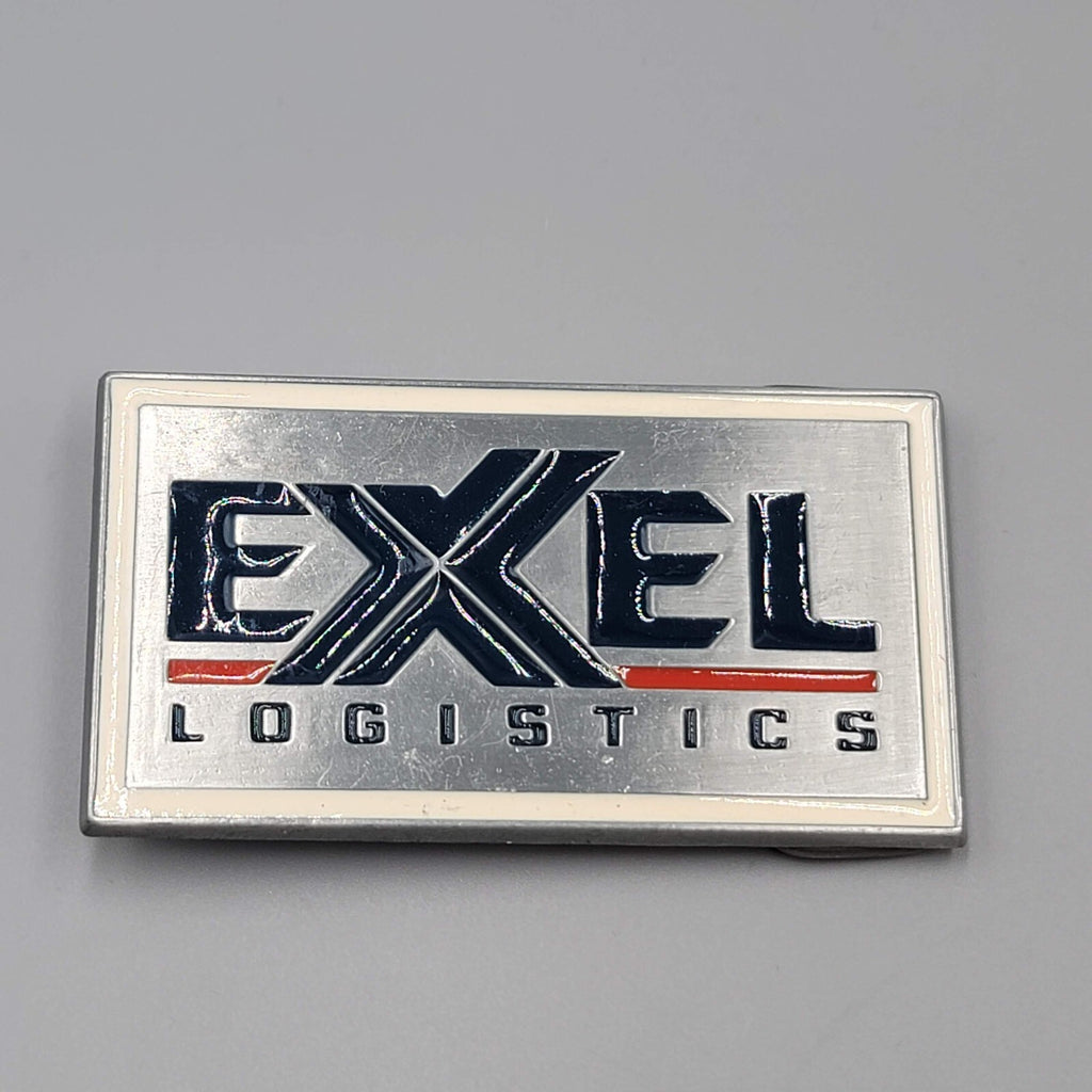 Exel Logistics Belt Buckle Shipping DHL supply chain company advertising