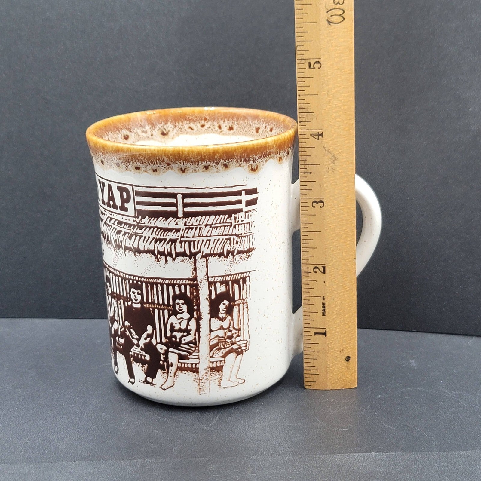 Vintage Downtown YAP Coffee Mug Cup Made in Wales The Welsh Beaker Company