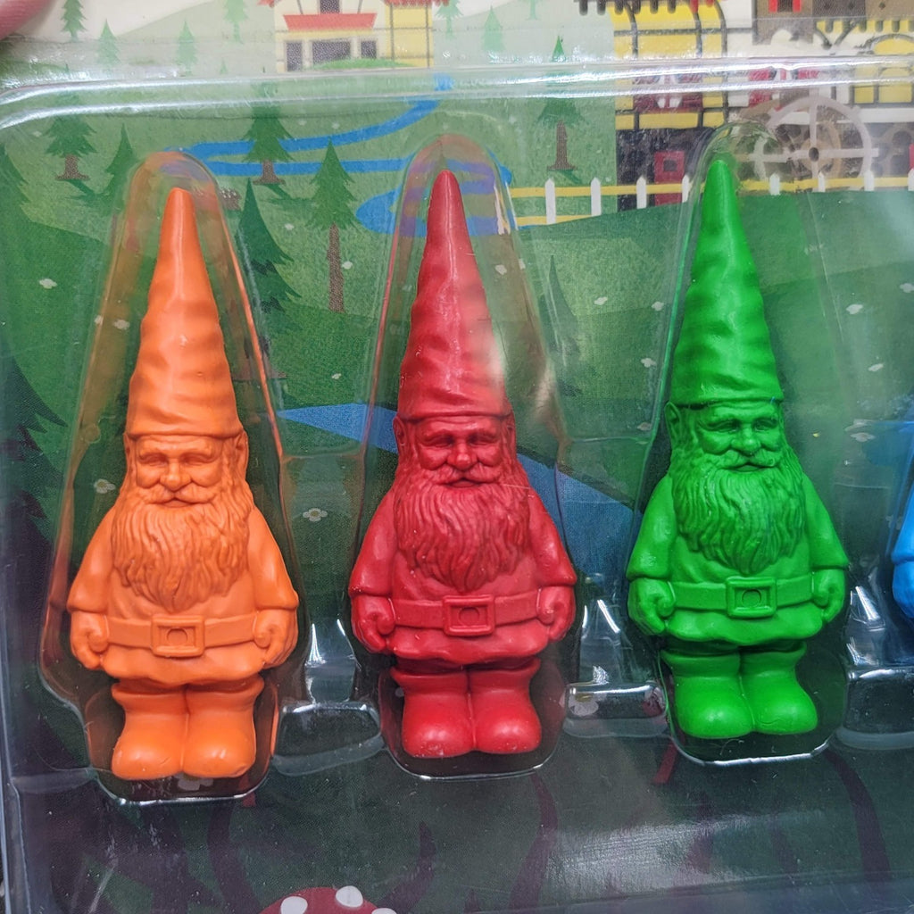 Set Of 6 Bavarian Gnome Crayons Jailbreak Toys By FCTRY Super Cute New In Pkg