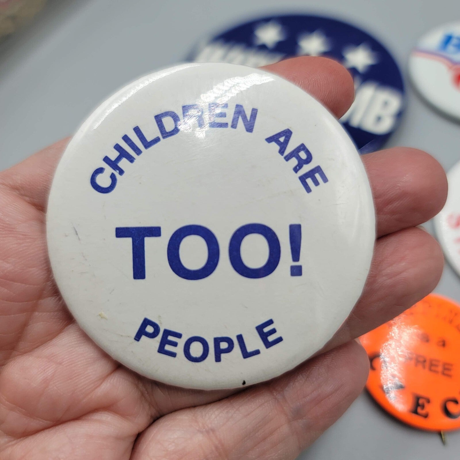 Vintage Lot of 7 Political Campaigning Buttons Bowen York Whitcomb