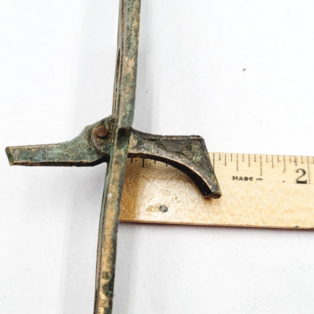 Antique Bronze Ice Box Furniture Latch Only No Keeper Ornate No Key