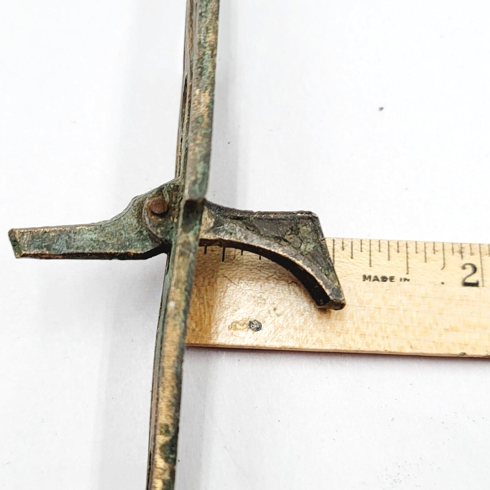 Antique Bronze Ice Box Furniture Latch Only No Keeper Ornate No Key