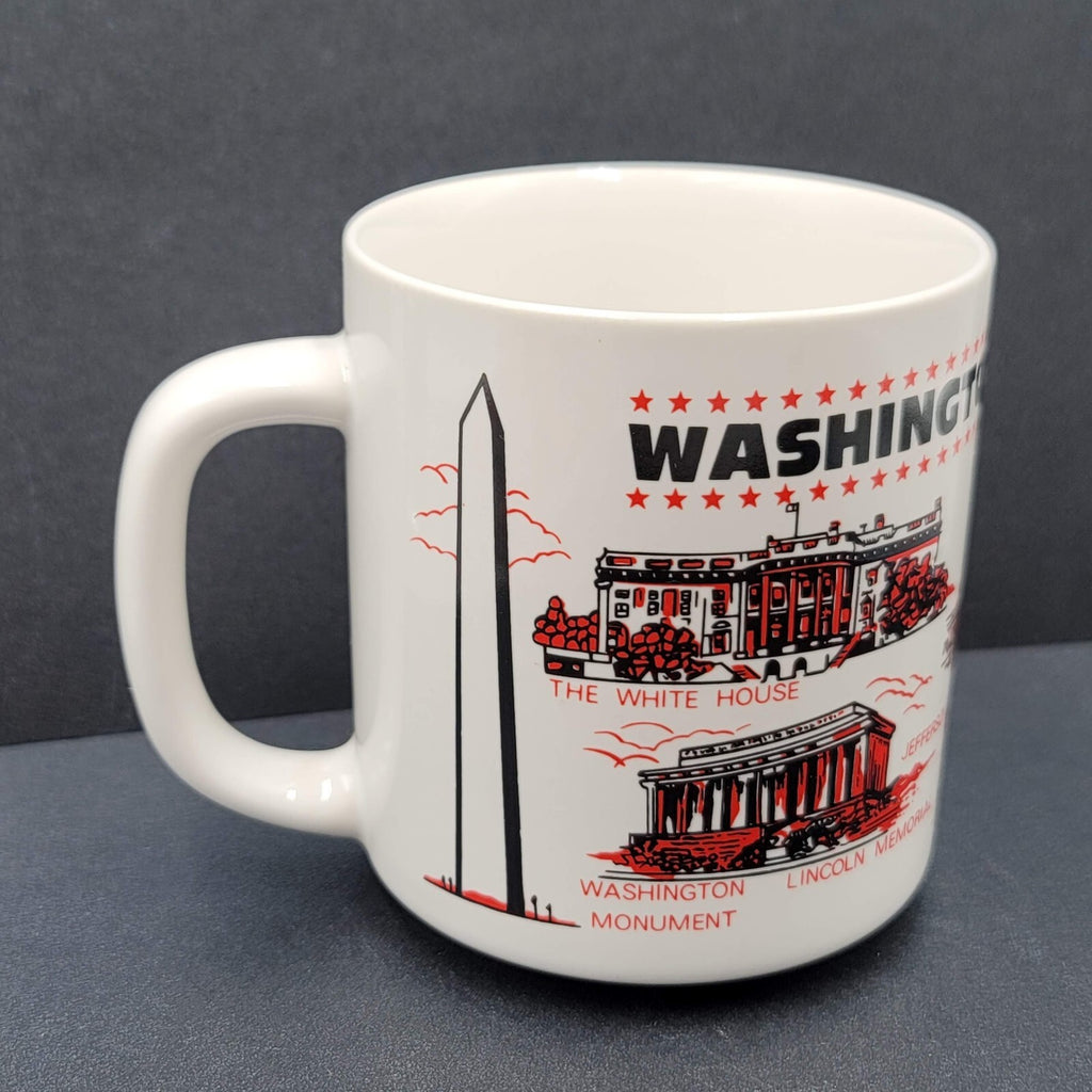 Vintage Washington DC Coffee Mug Cup #1 Dad Souvenir