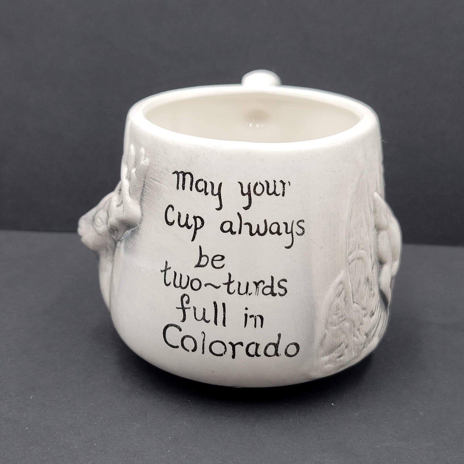 Vintage Hidden Surprise Colorado Souvenir Coffee Mug Deer