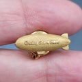 Goodyear Blimp Quality Starts Here Tie Pin Tack Gold Plated
