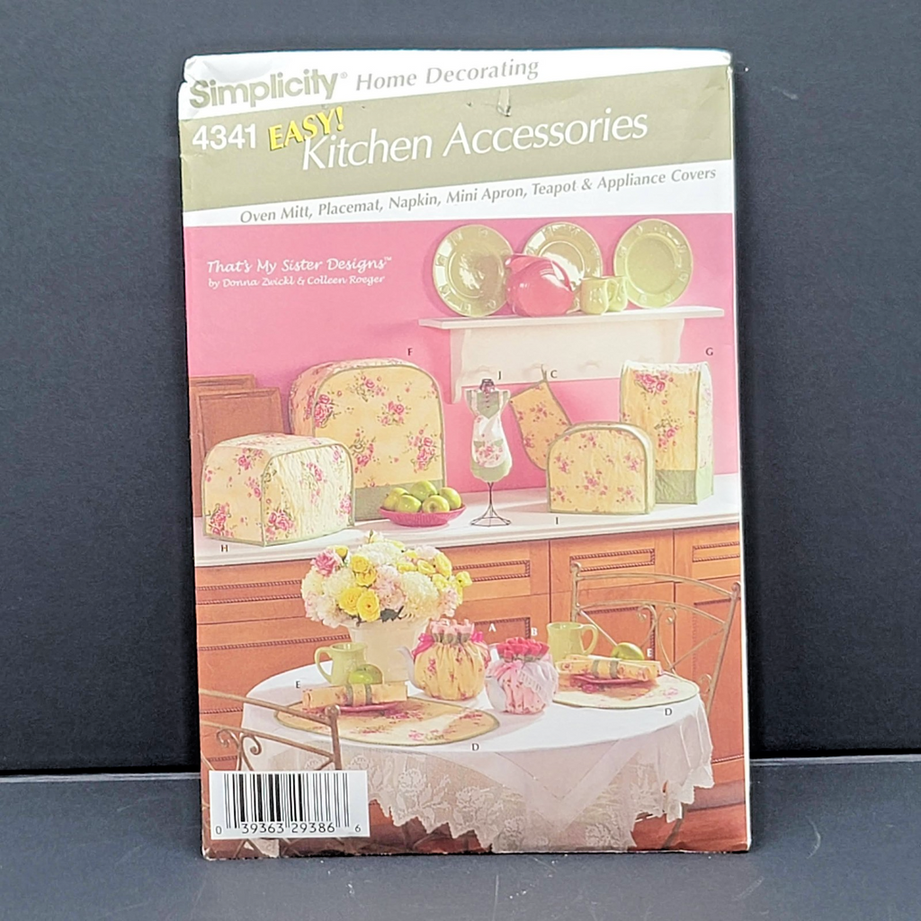 KITCHEN ACCESSORIES Patterns MITT Placemat MINI APRON Teapot Appliance COVERS