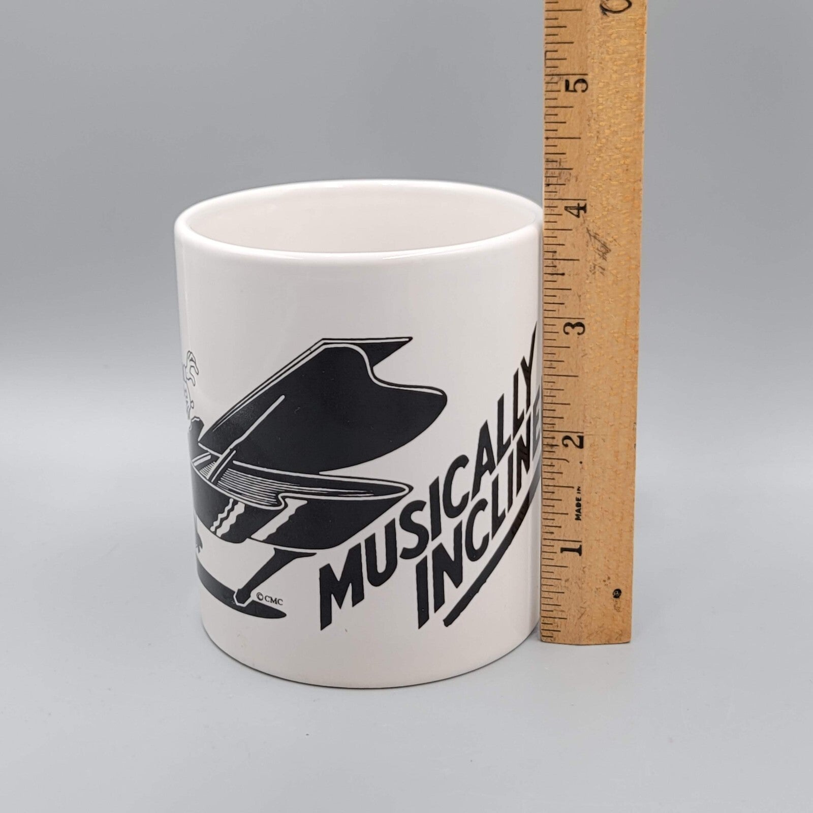 Piano Coffee Mug Musically Inclined Black White M Ware