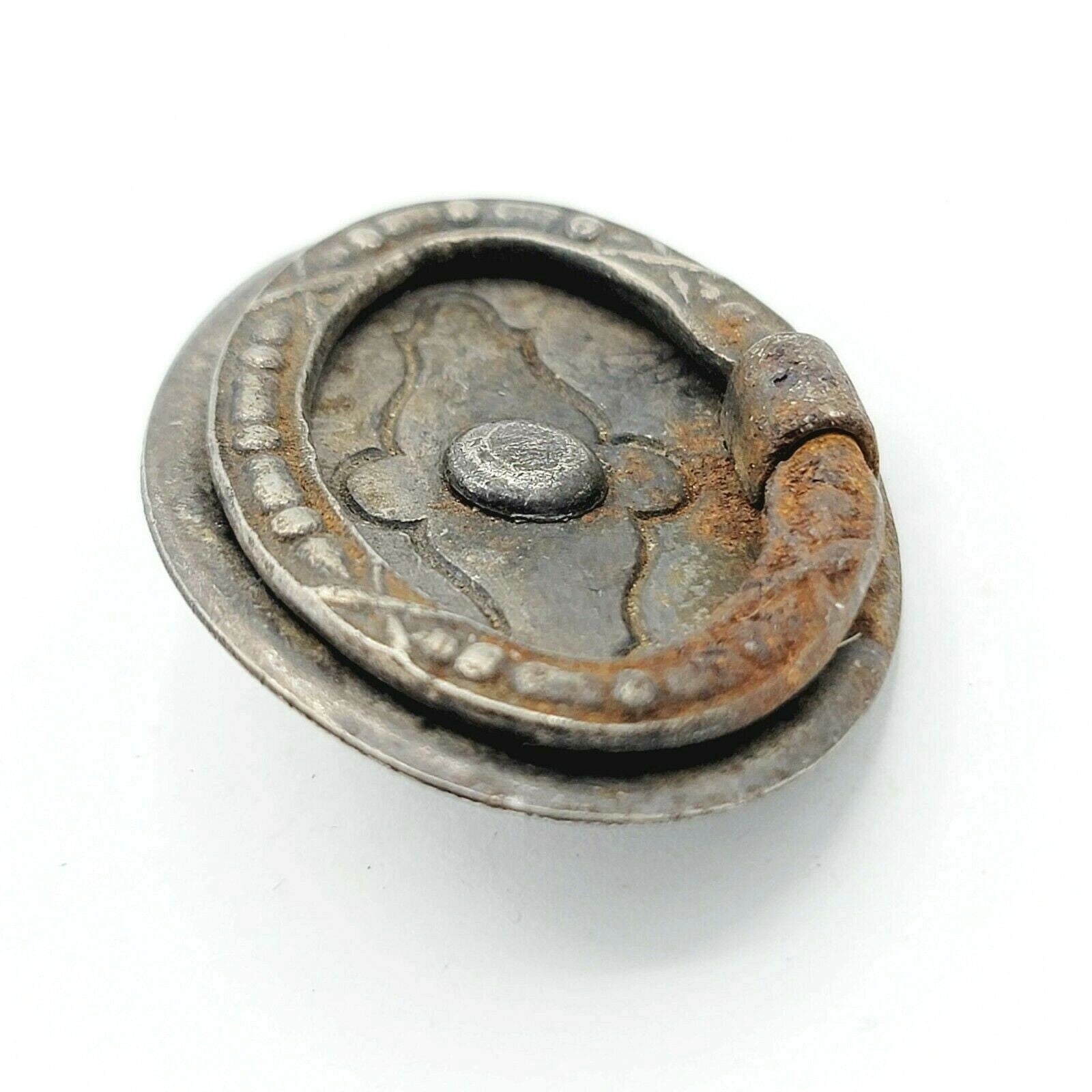 Vintage Steel Drawer Pull Handle Salvage Hardware SINGLE ONLY 2 1/8"