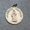 Vintage Catholic Creed St Barbara Medal Mission Santa Barbara