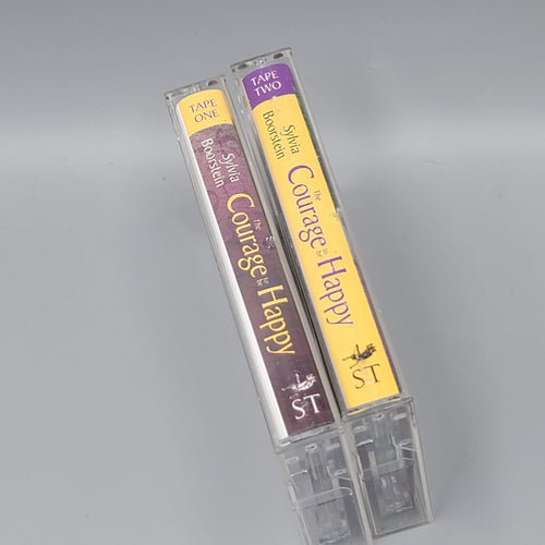 Courage to Be Happy by Sylvia Boorstein Tape One & Two  (2000, Audio Cassette)