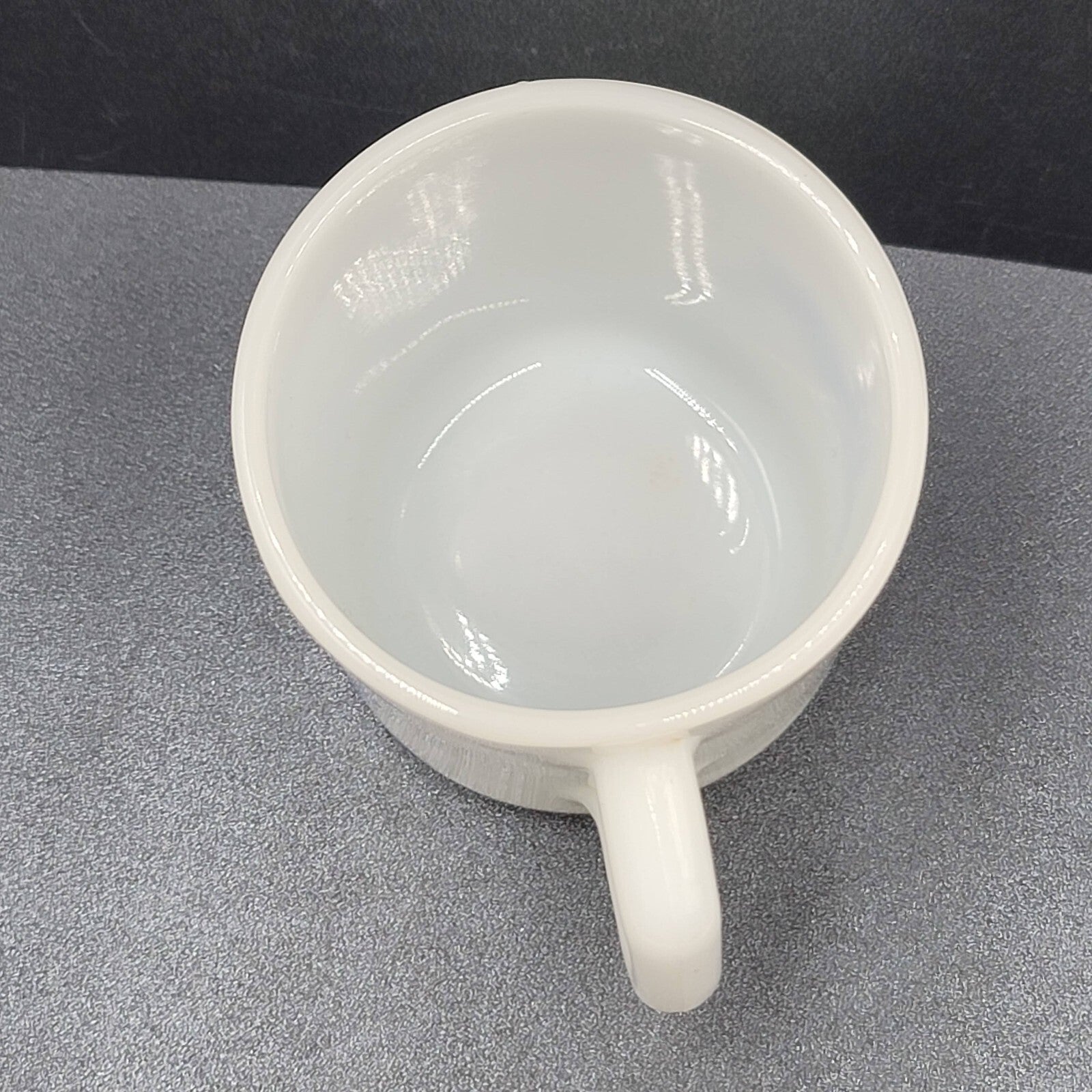 Vintage Galaxy Milk Glass advertising Coffee Mug Ray Jones Appliance Parts Colo