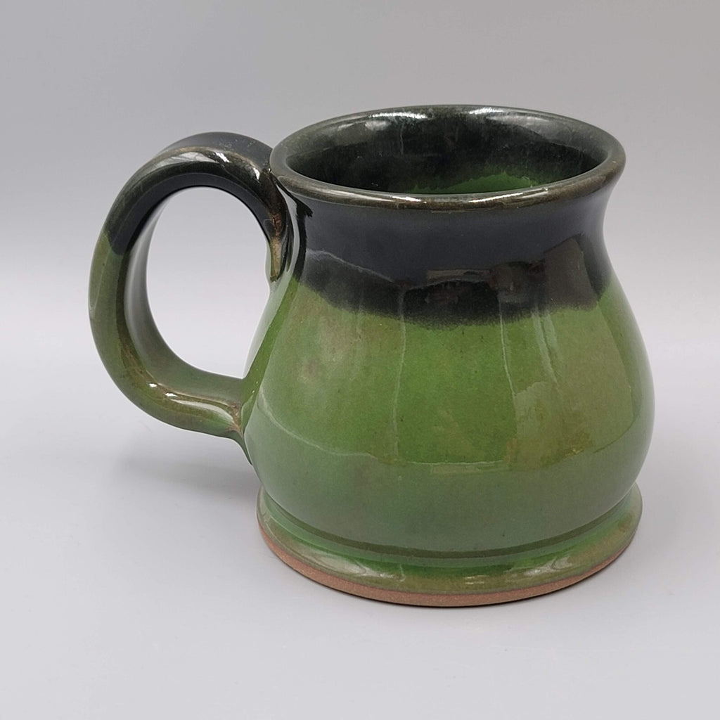 Sunset Hill Stoneware Coffee Mug Green LIVE Consulting Denver IT Support