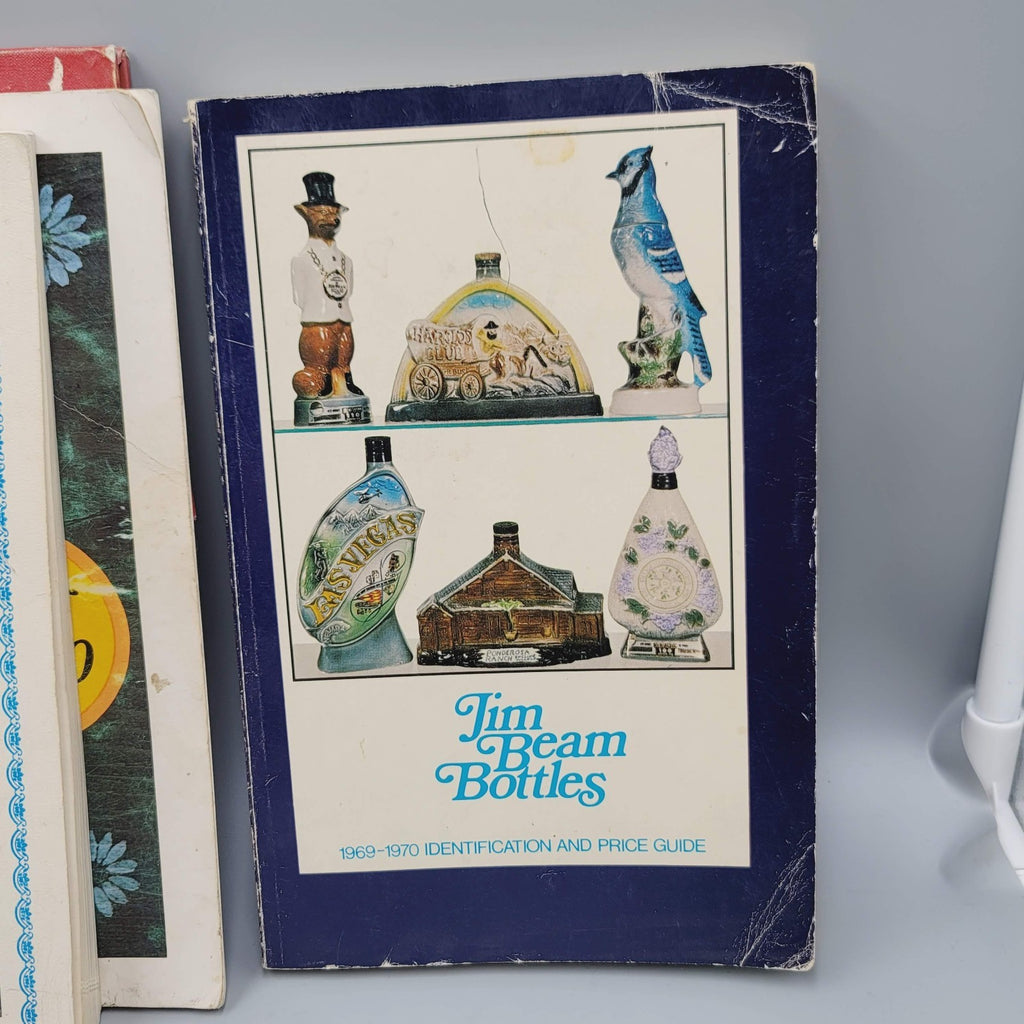 Jim Beam Bottles Collector Books Lot of 13 and Other Collectible Decanters