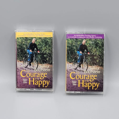 Courage to Be Happy by Sylvia Boorstein Tape One & Two  (2000, Audio Cassette)