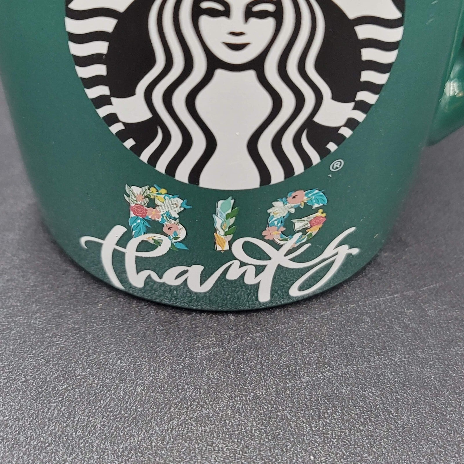 Starbucks Green Big Thank You Gift Mermaid Coffee Mug Cup 10oz 2020