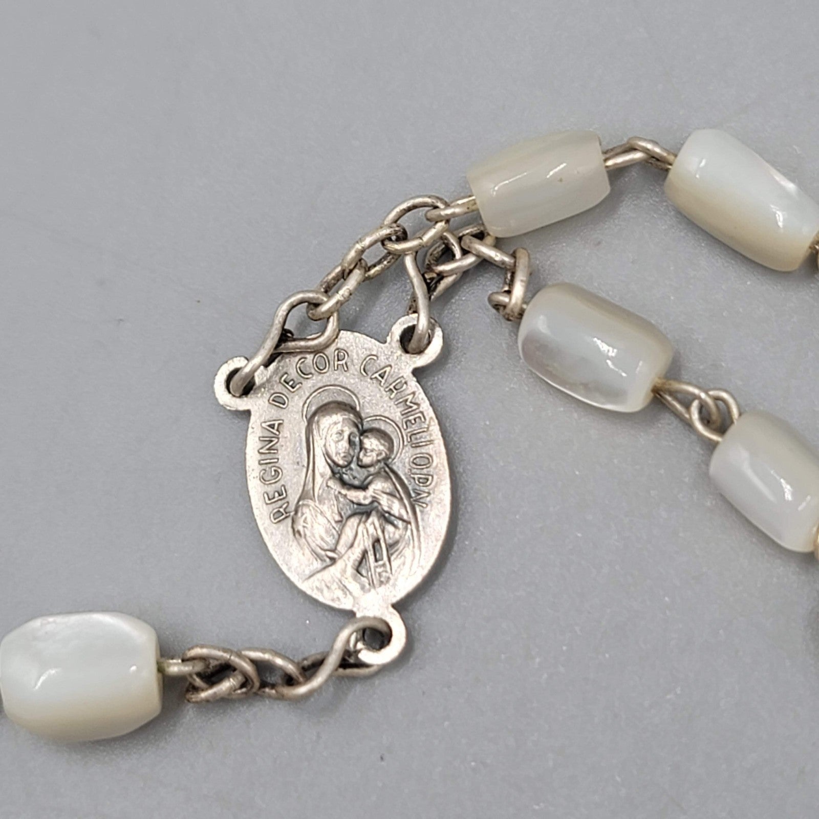 Mother of Pearl Rosary Mitchells Genuine Made in Ireland