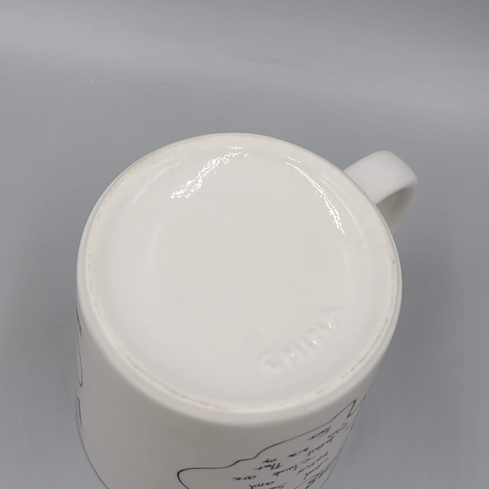 Vintage IBM Writing To Read Coffee Mug Cup Computers Technology Black White