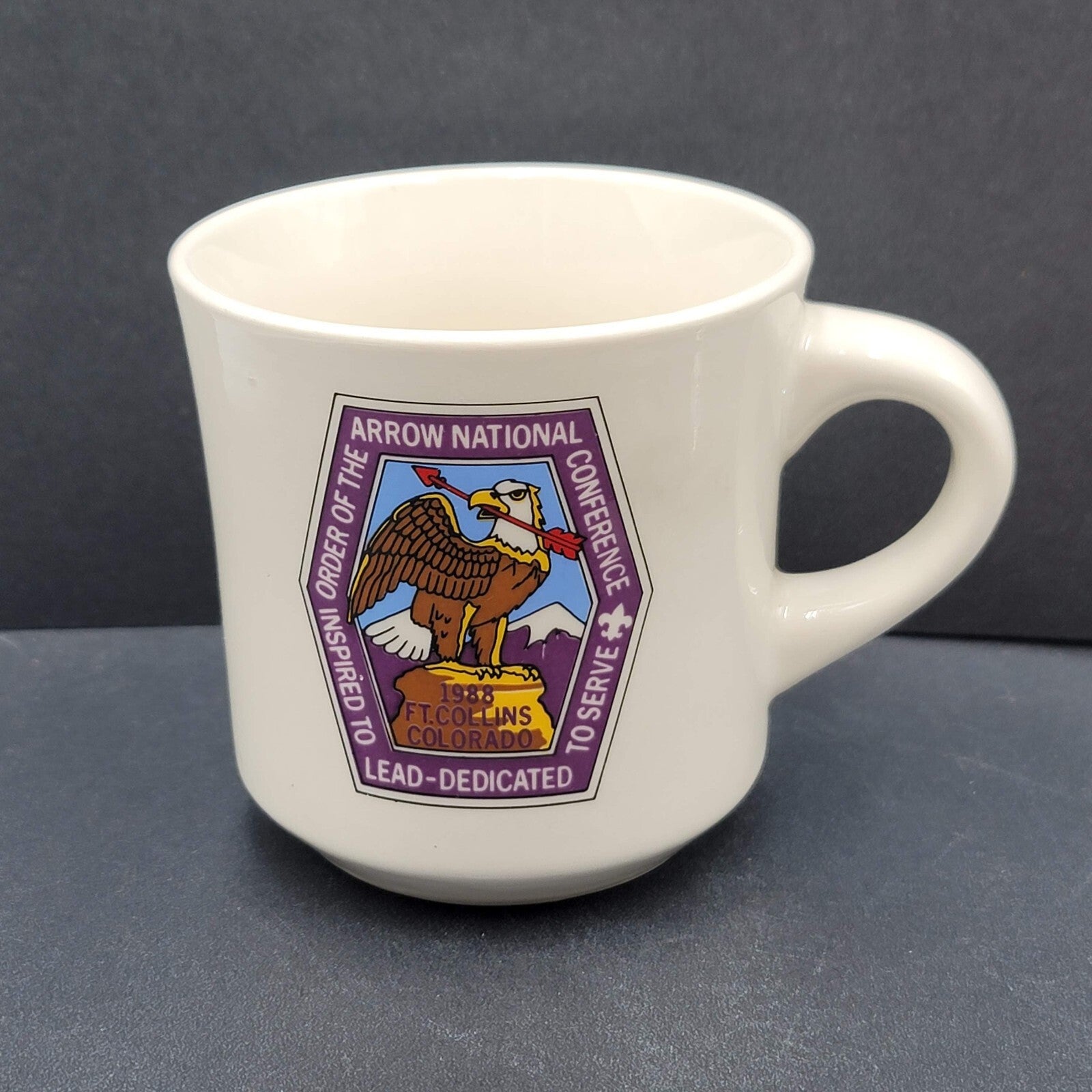 Order of The Arrow Boy Scouts of America Coffee Mug 1988 Ft Collins Colorado