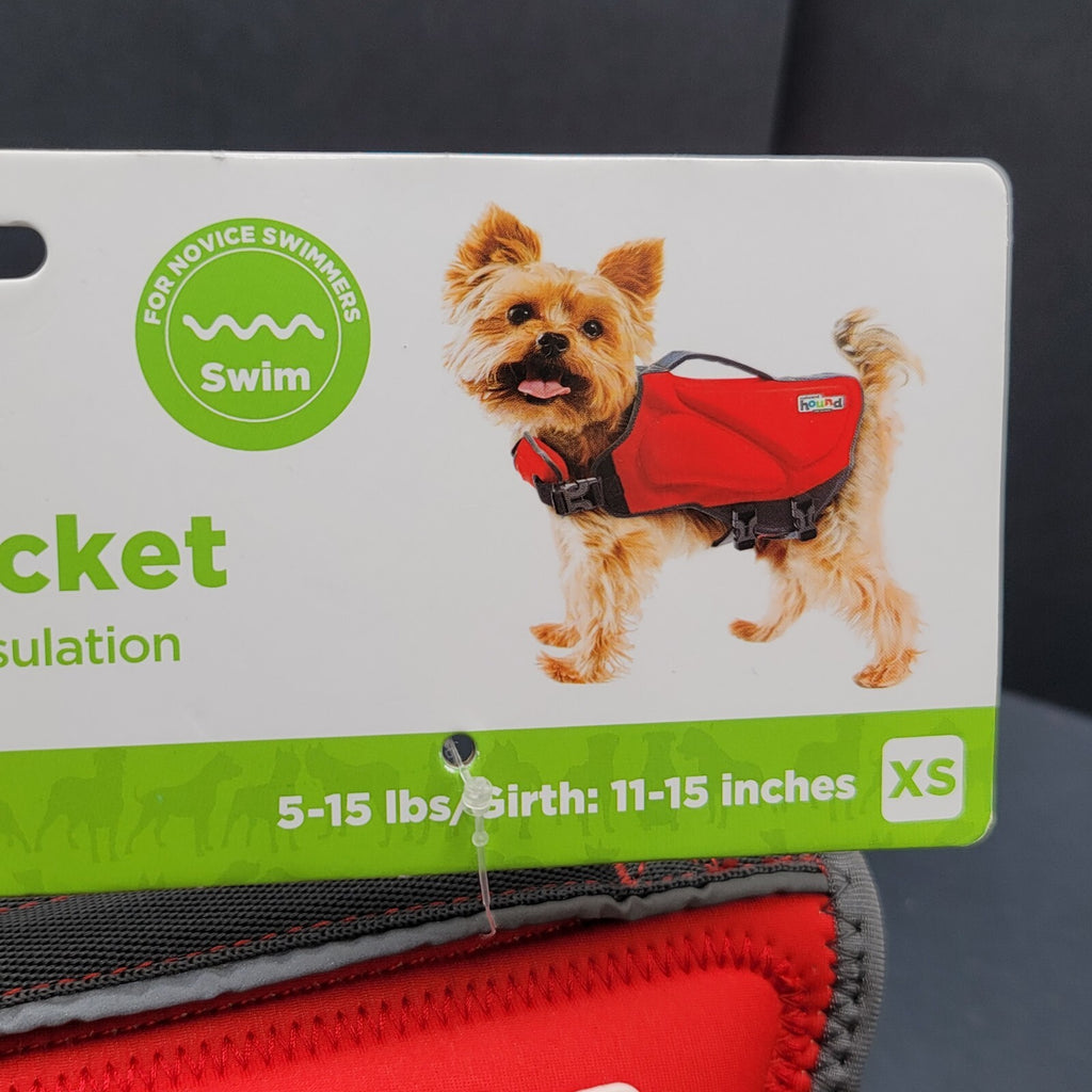NEW Outward Hound Dawson Swim Dog Life Jacket Red XS 5-15 lbs