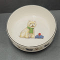 Hudson Middleton Scottie Dogs Bone China England Bowl 6"x2"