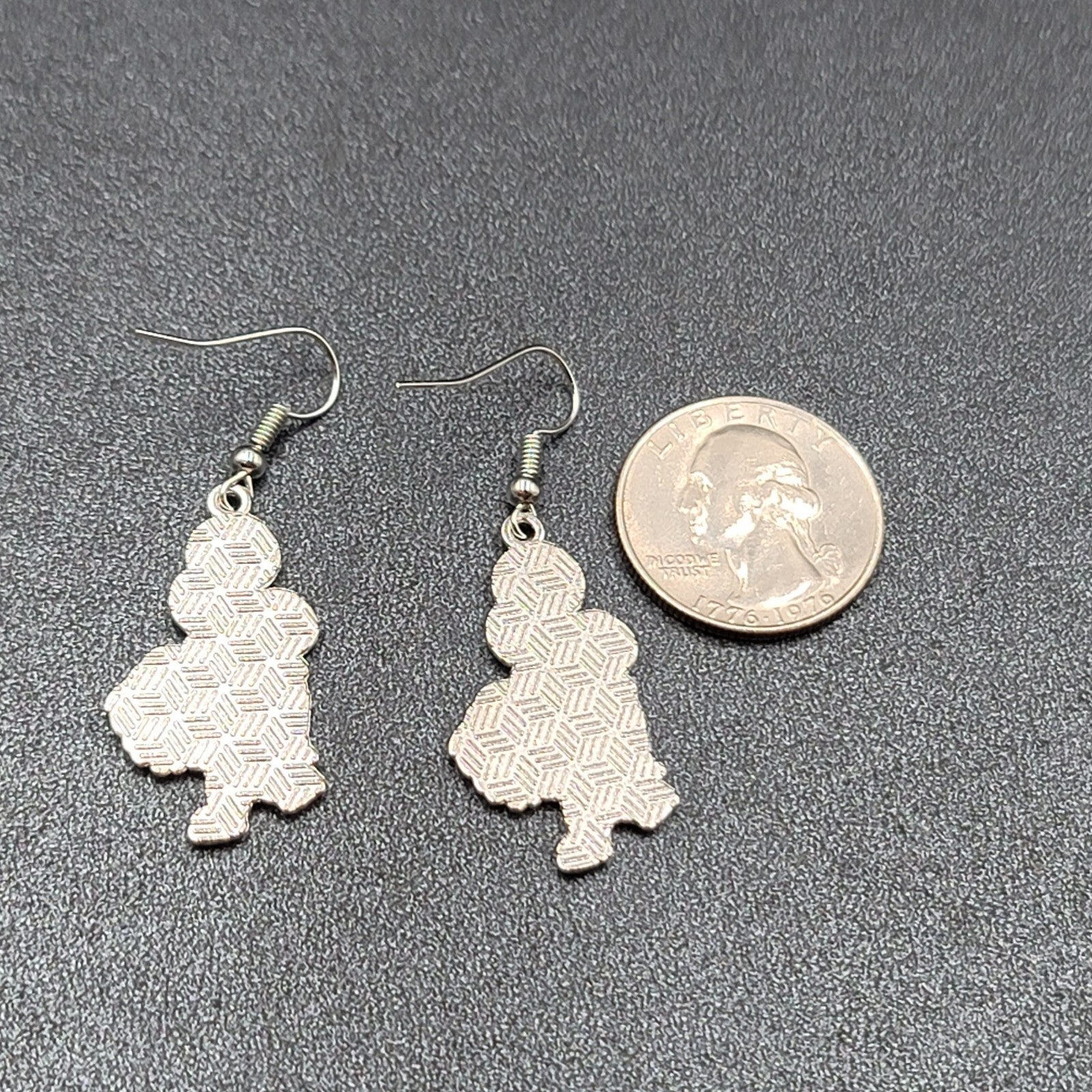 Pennywise Clown Pierced Earrings Enamel IT Horror Movie Dangle 1.25" FS