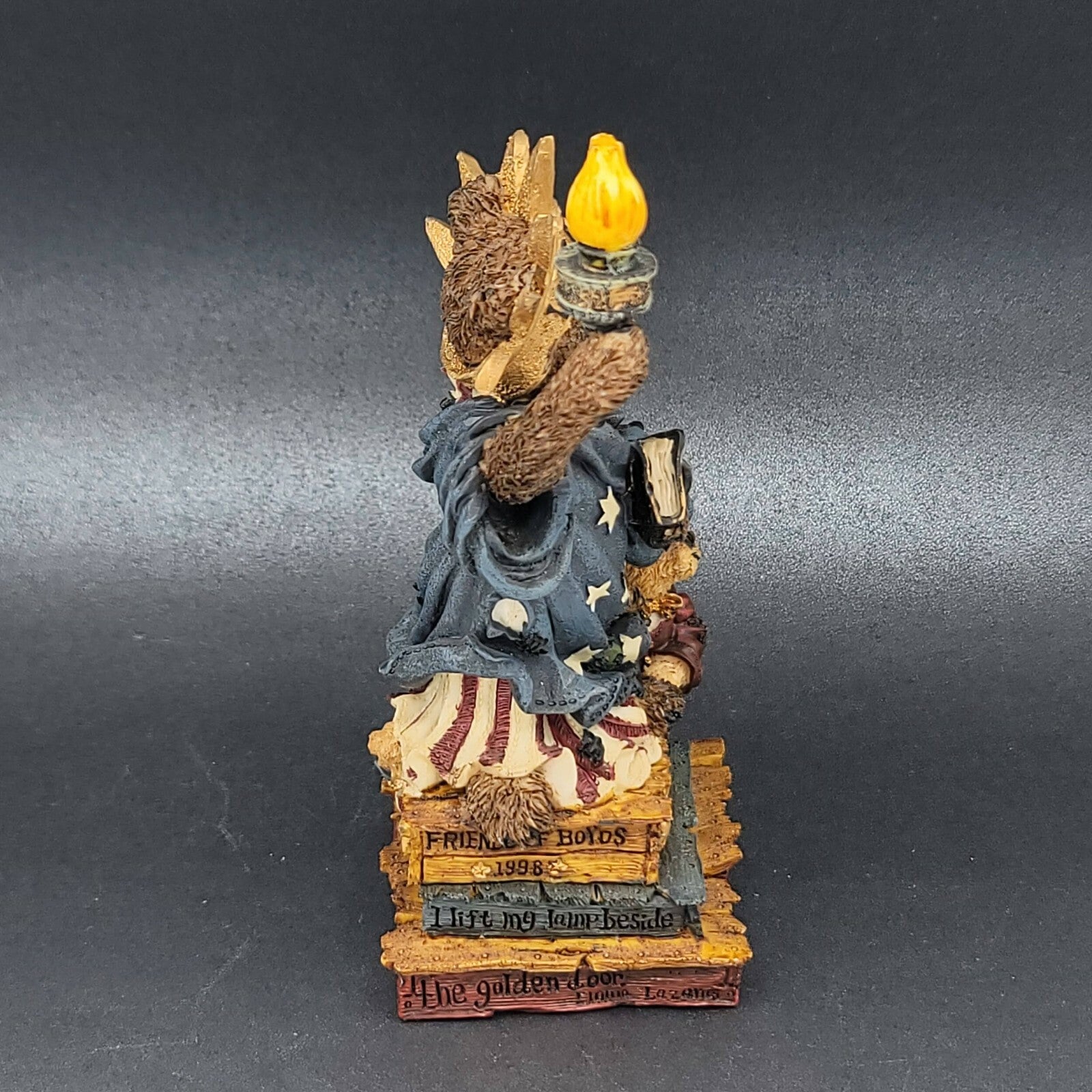 Boyds Bearstone Figurine Ms Libearty Wants You Too Statue of Liberty 0199821