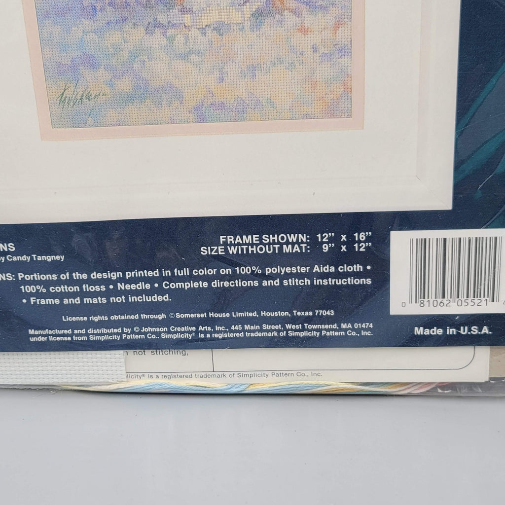 Simplicity Breezy Balloons 05521 Counted Cross Stitch Kit 9x12" Candy Tangney