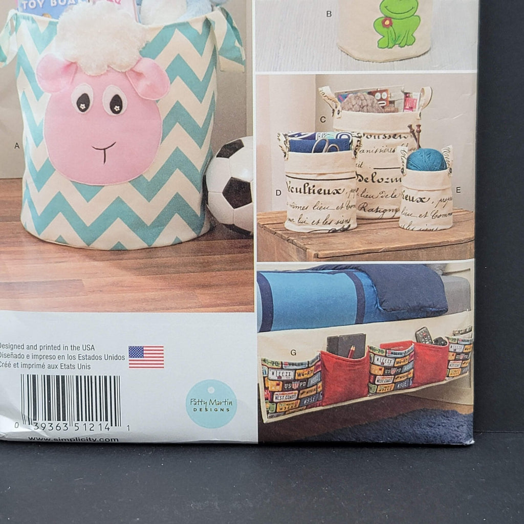 Simplicity 1214 Organizers Sewing Pattern Uncut