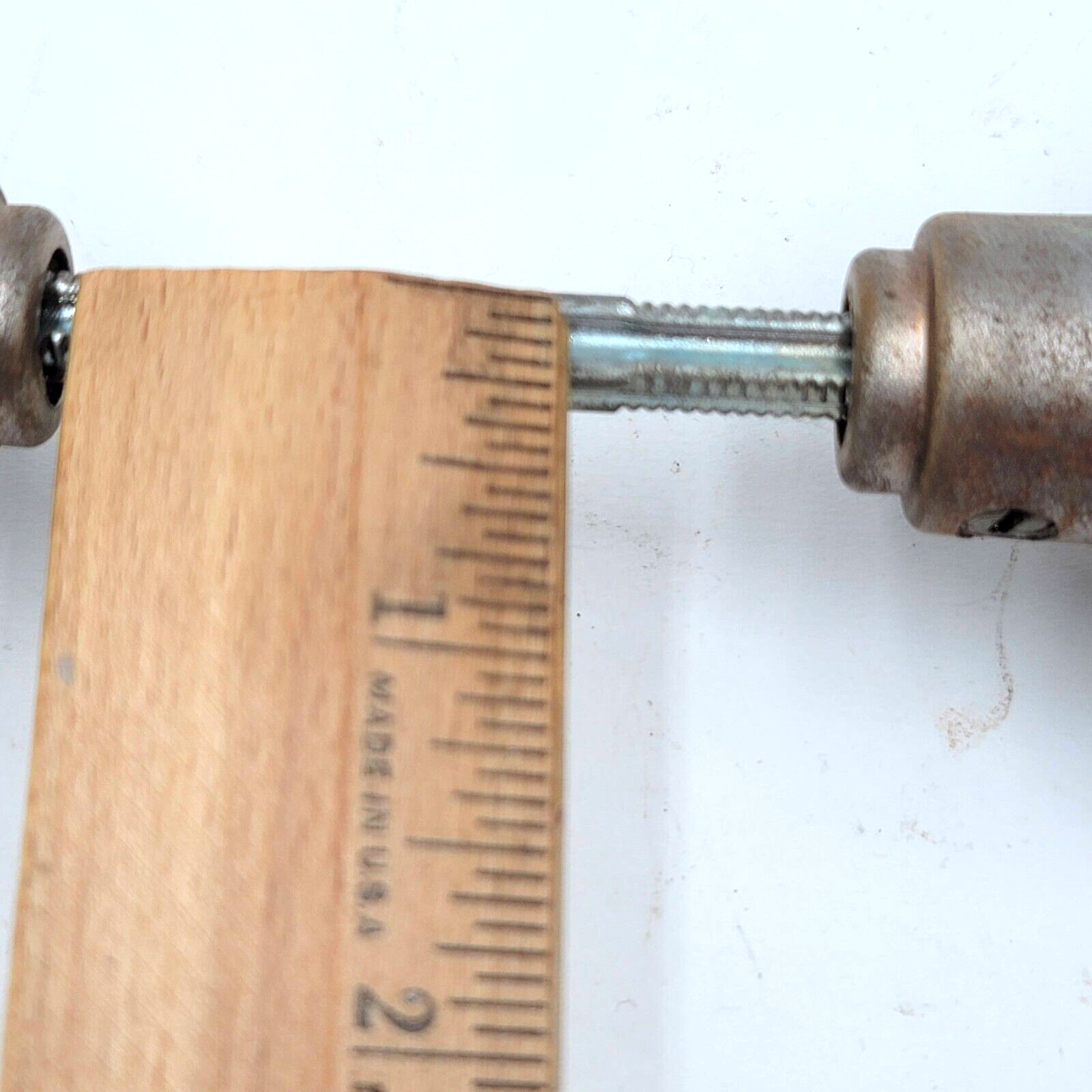 Vintage Door Knob Small Steel Closet Pantry 2" Set Salvage Reclaimed Hardware
