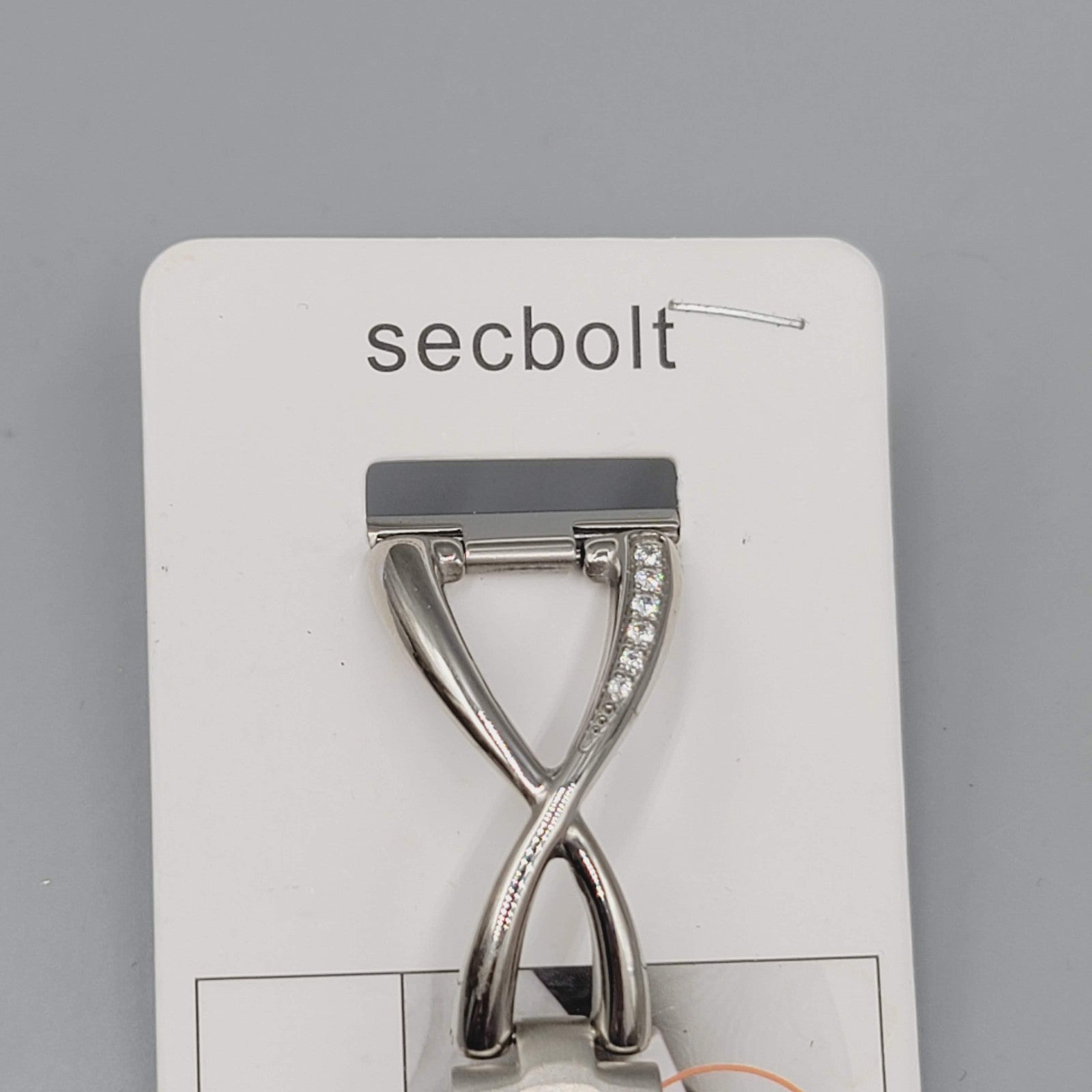 Secbolt Band for Apple Watch Bling Band Silver Sport Edition NWT