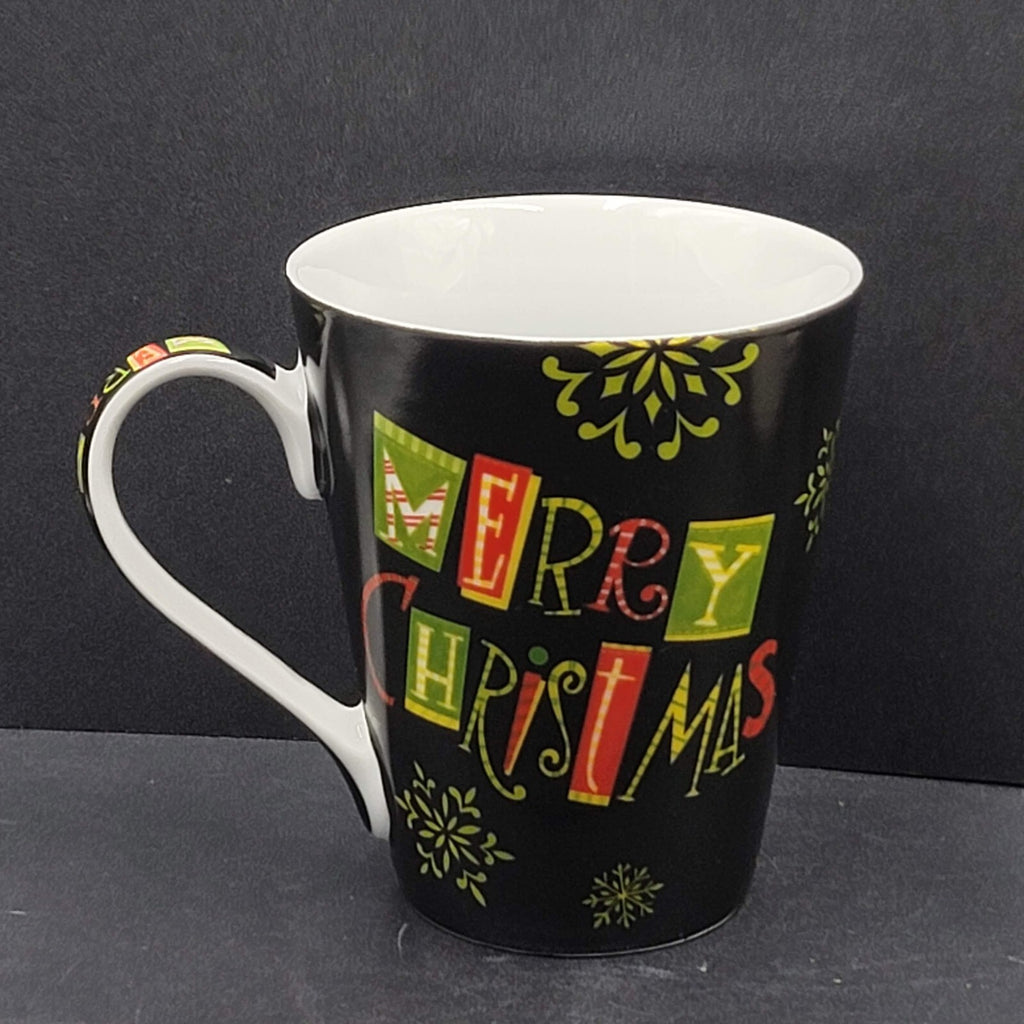 2010 Brother Sister Design Studio Snowman Christmas Mug Merry Christmas