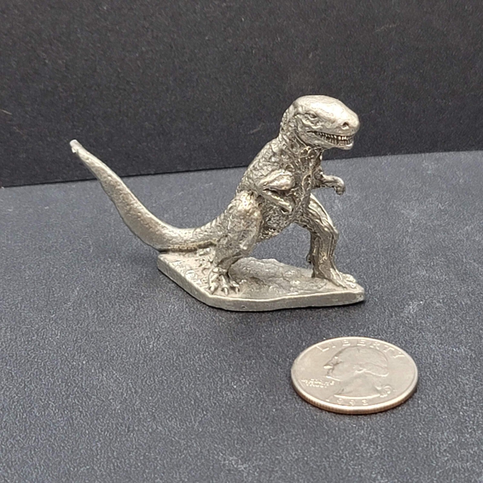 Grenadier Pewter Tyrannosaurus Rex T Rex Jurassic Dinosaur Mini Figurine 2"