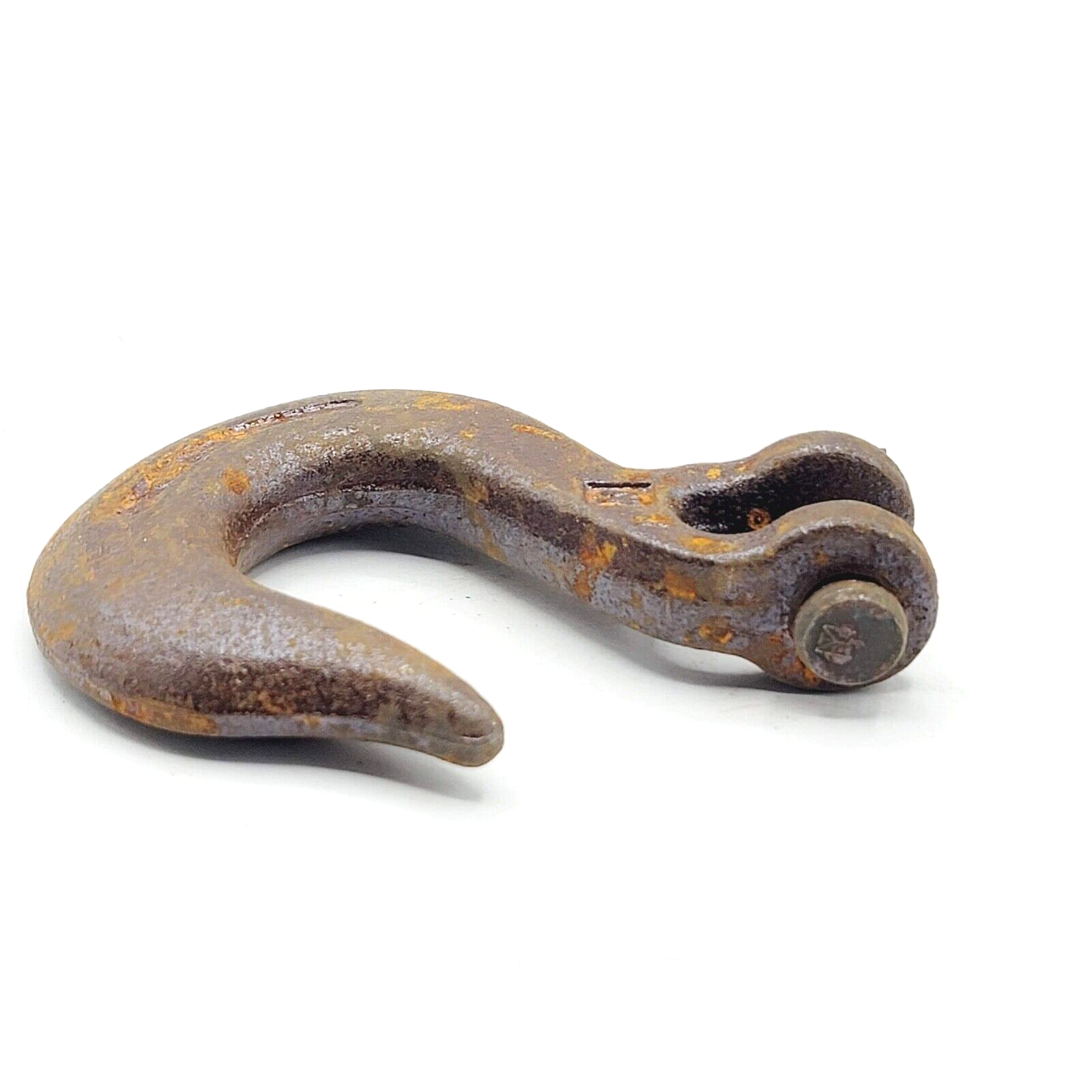 Vintage Forged Cast Iron Hook 4" Salvage Reclaimed Barns Rigging Hoist