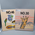 Vintage No 30 and No 46 Embroidery Brother  Lot of 2