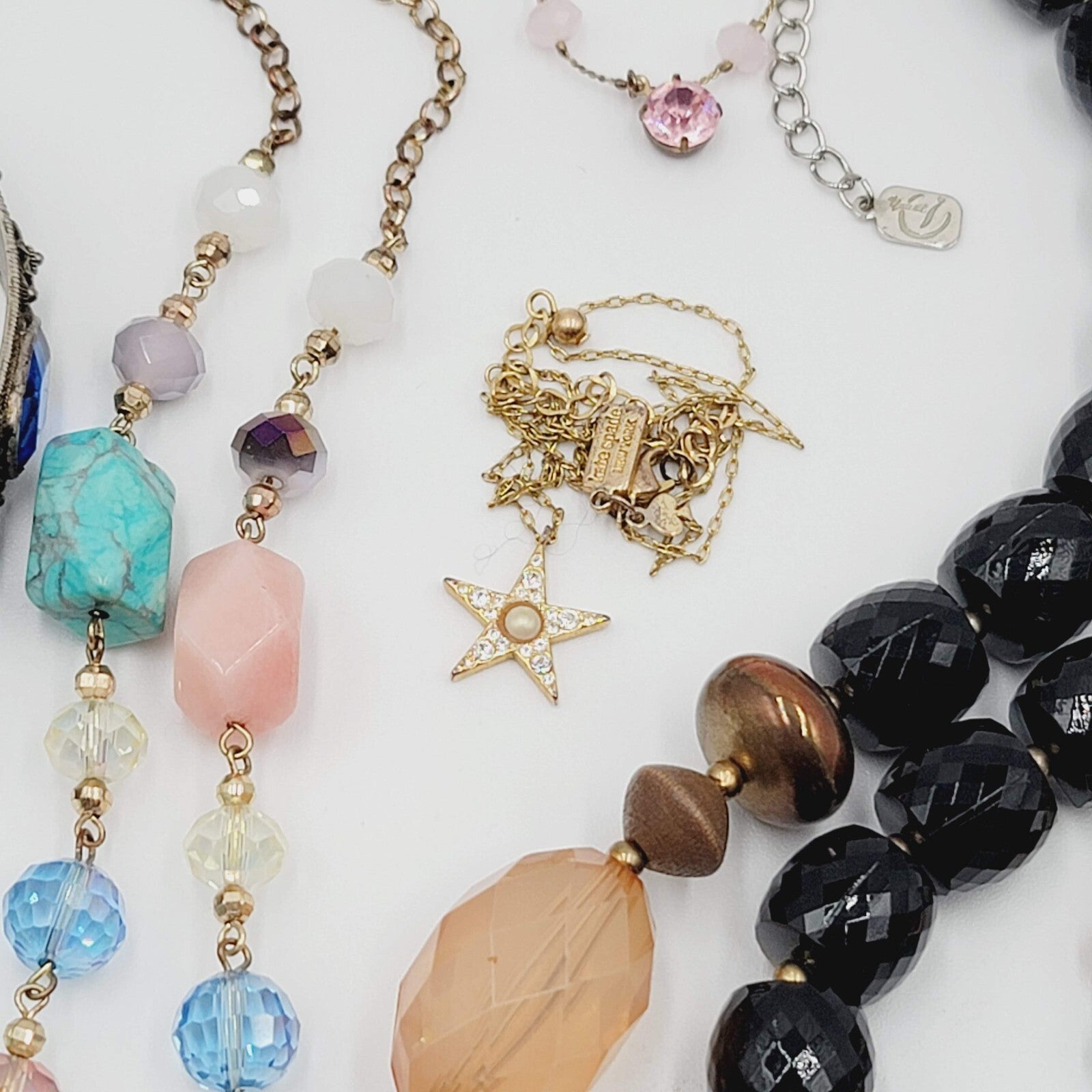 Jewelry Mixed Lot Necklace Bracelets Beaded Stones Glass