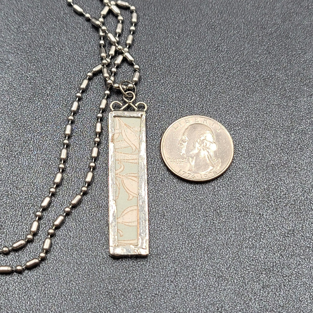 Artisan BEE HAPPY BUMBLE BEE Pendant Necklace Silver tone Chain 22"