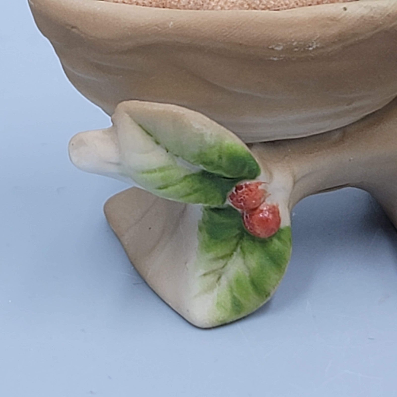 Vintage Bird And Nest Ceramic Pin Cushion Japan Ardalt Lenwile China