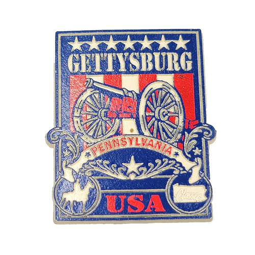 Canon Gettysburg Pennsylvania Rubber Magnet Souvenir Refrigerator 2.5"