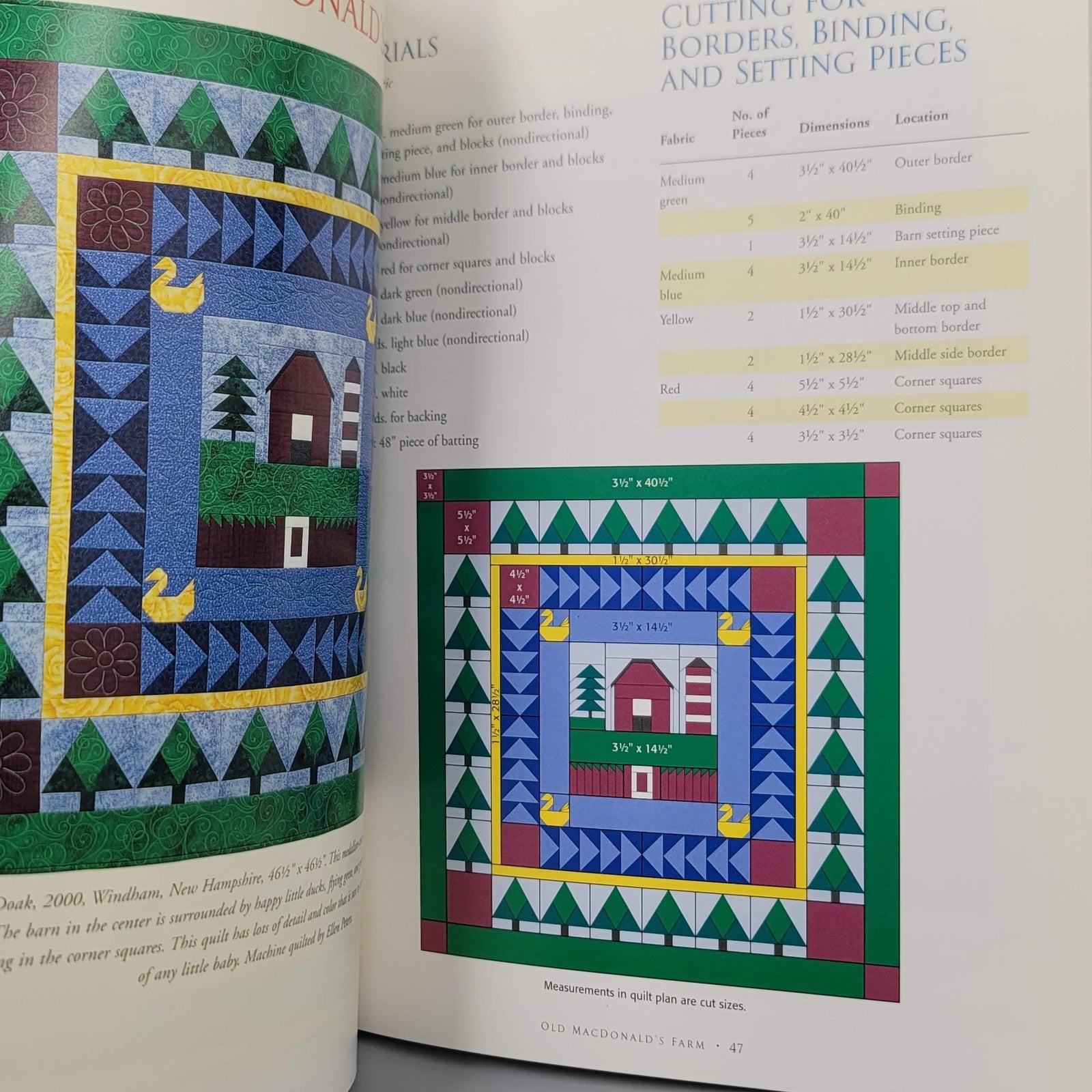 Easy Paper-Pieced Baby Quilts by Carol Doak Quilt Pattern Book Softcover Craft