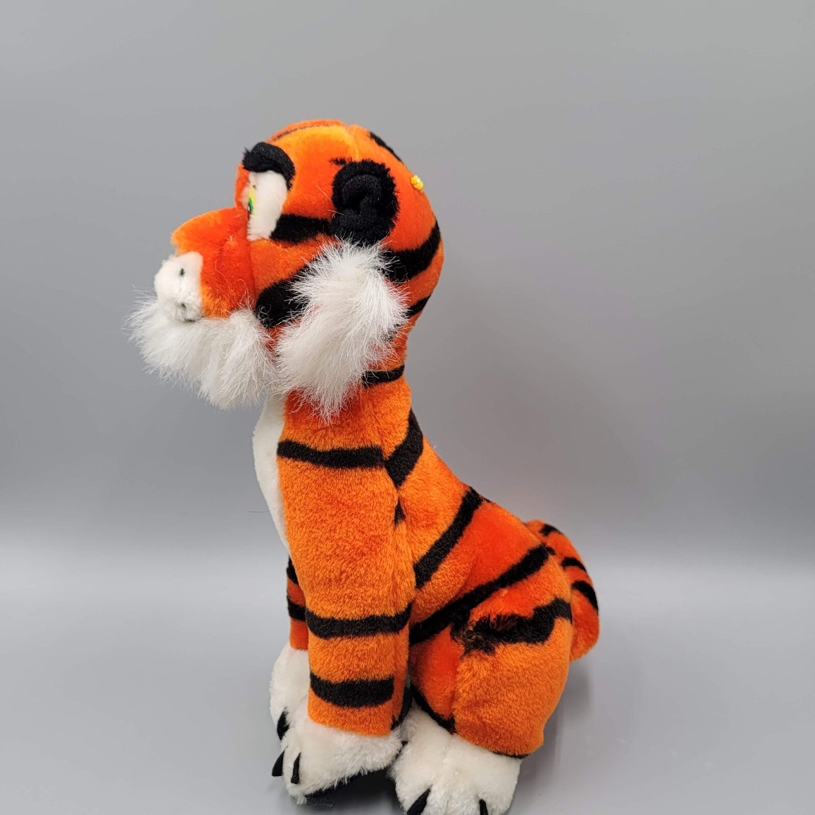 Vintage Classic Toy Company Orange Tiger Plush Stuffed Animal 10"