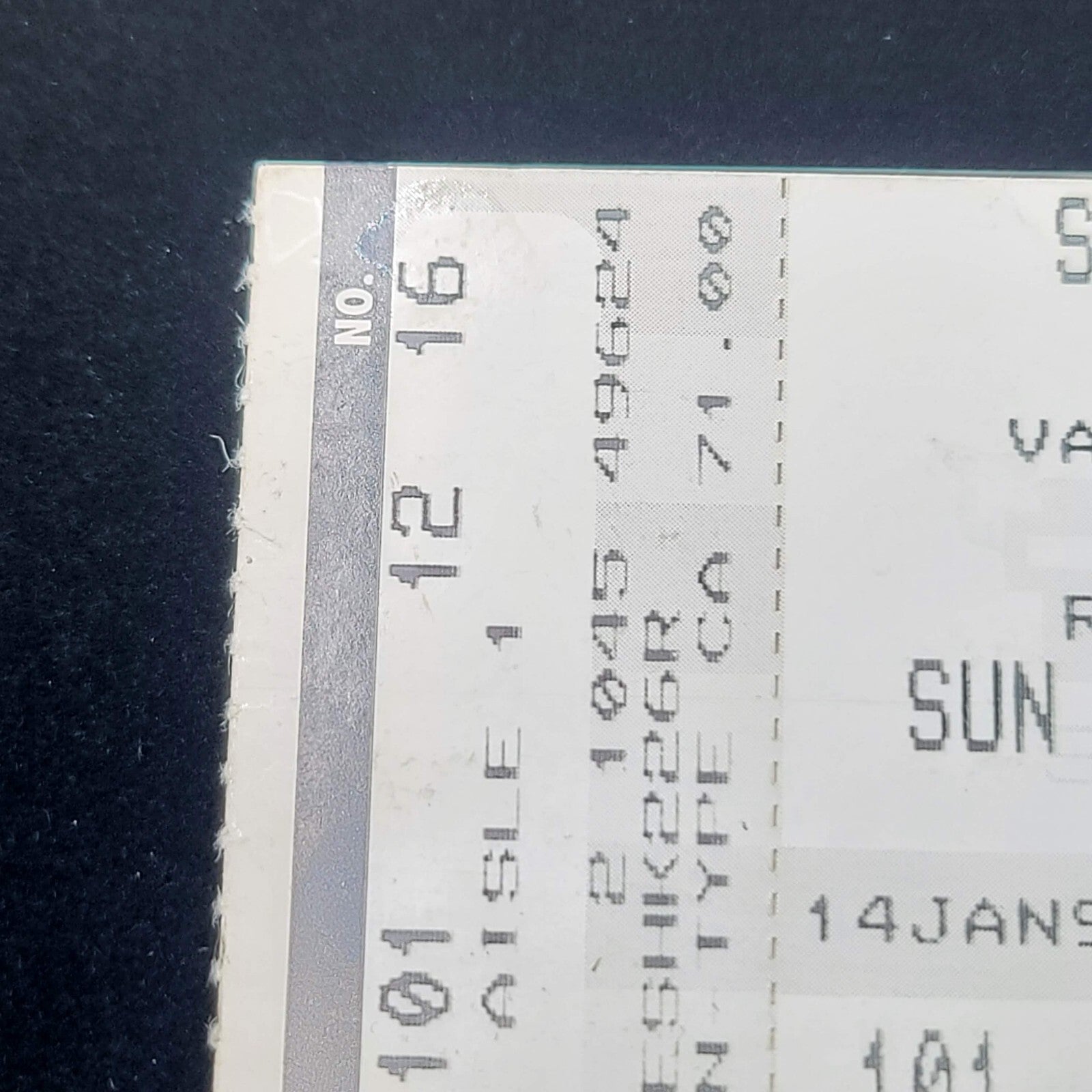 San Jose Sharks vs Vancouver Canucks NHL Ticket Stub 2/26/1995