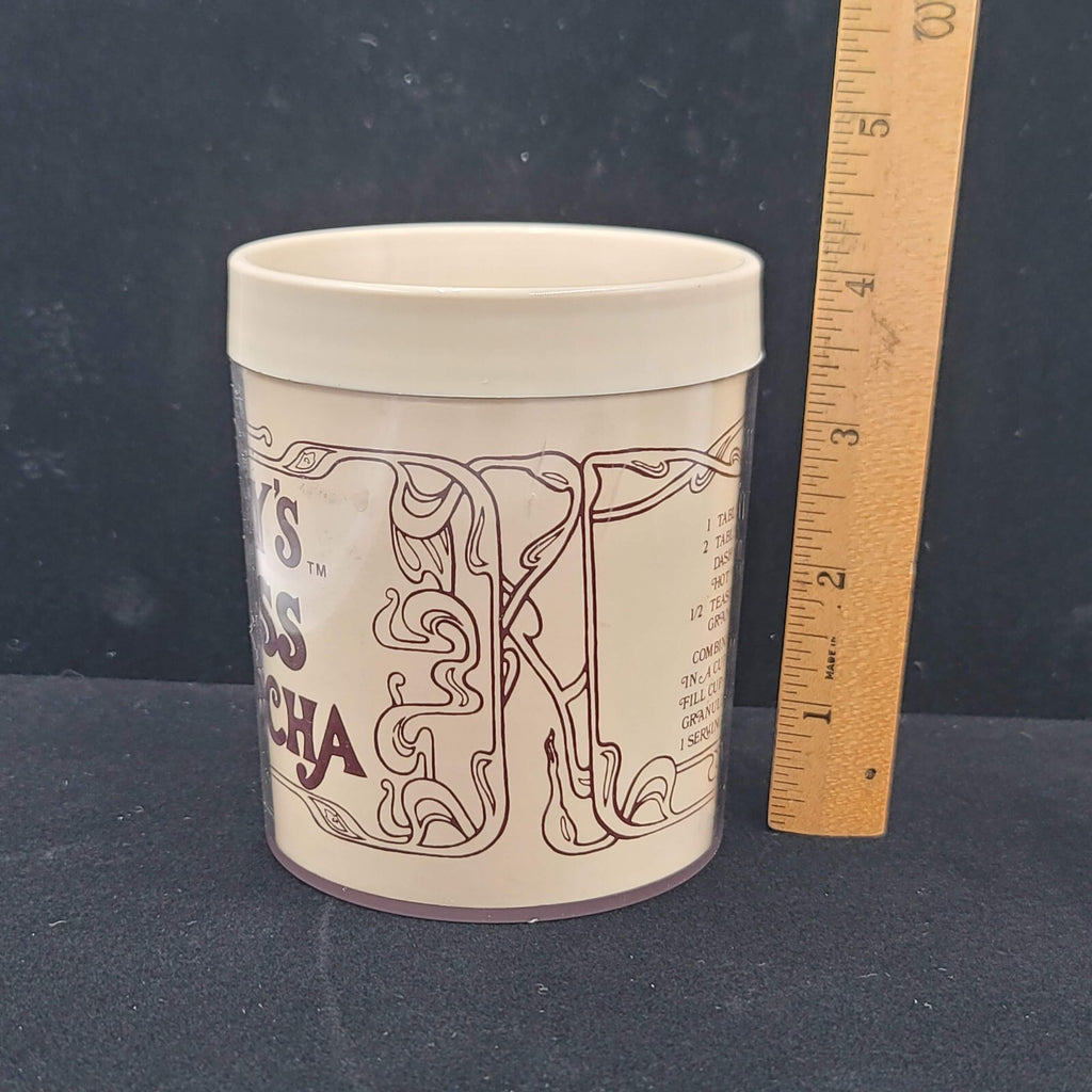 Vintage Royal Crest 1991 Hershey's Swiss Mocha Recipe Coffee Cocoa Mug Plastic