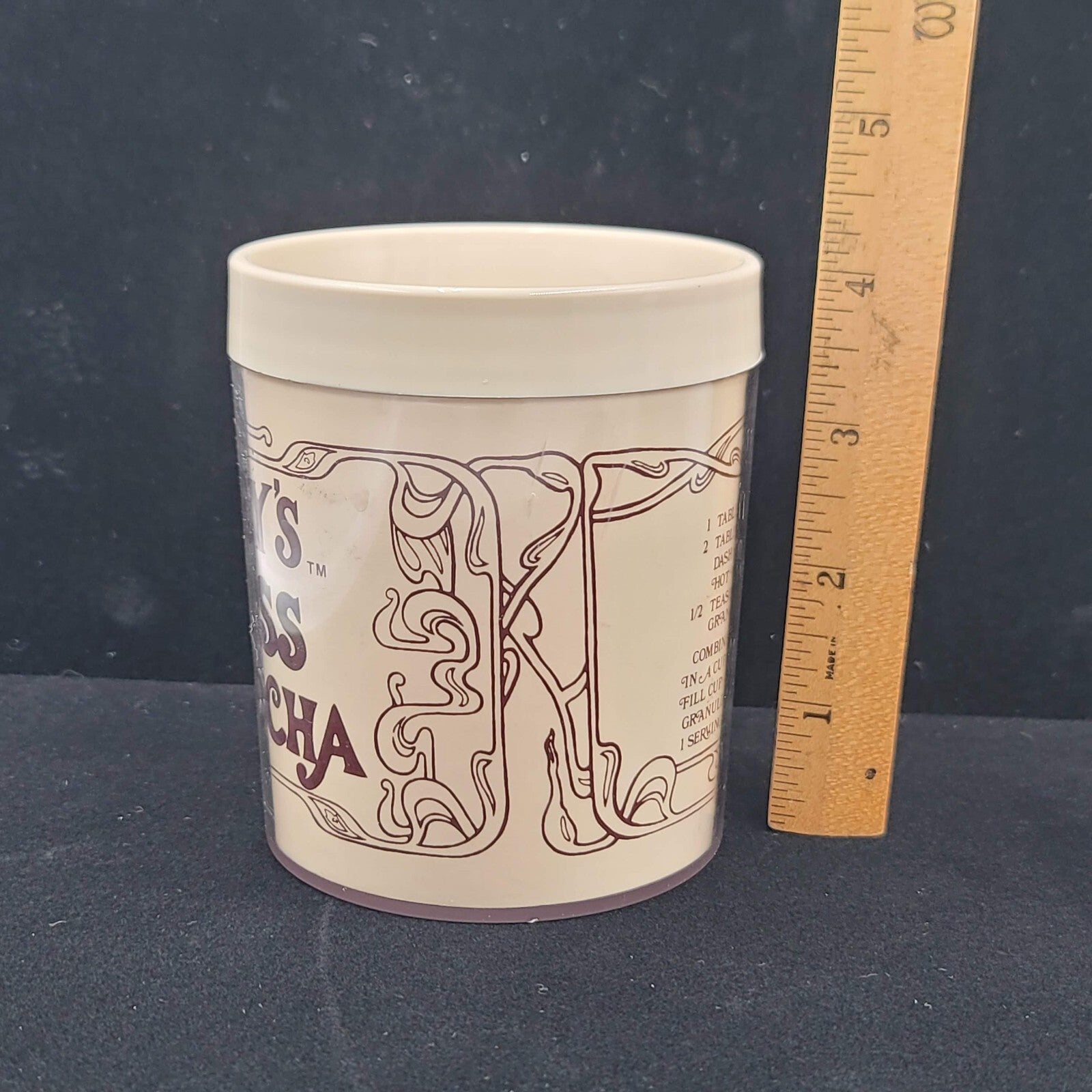 Vintage Royal Crest 1991 Hershey's Swiss Mocha Recipe Coffee Cocoa Mug Plastic
