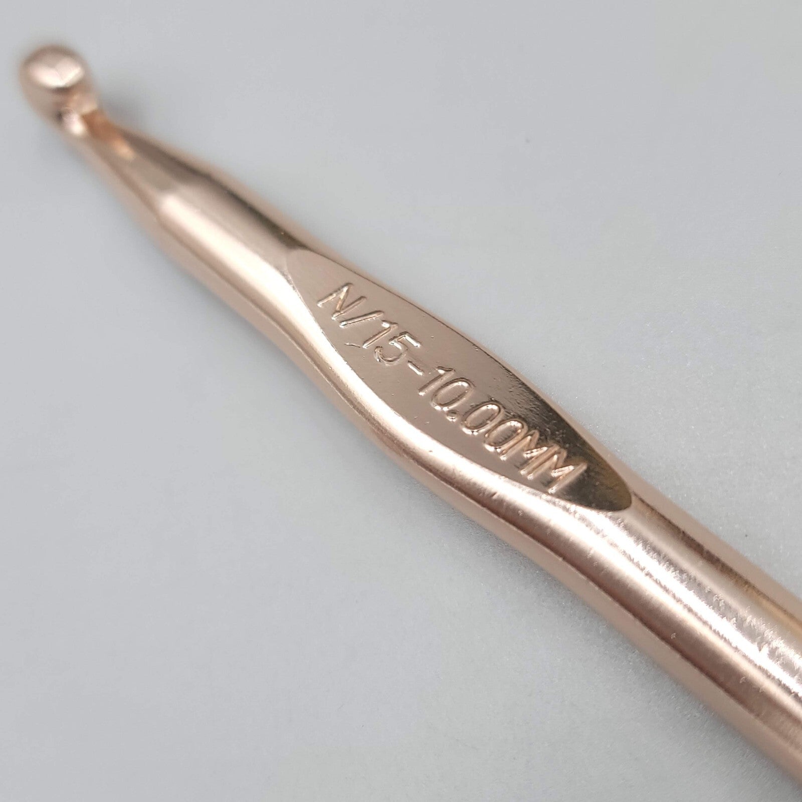 BOYE Crochet Hook Size N/15 10.0MM Pink Metal