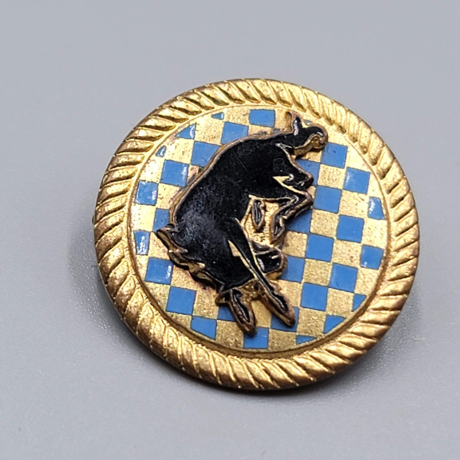 U.S. Army DI Pin Quartermaster Replacement Training Center Horse