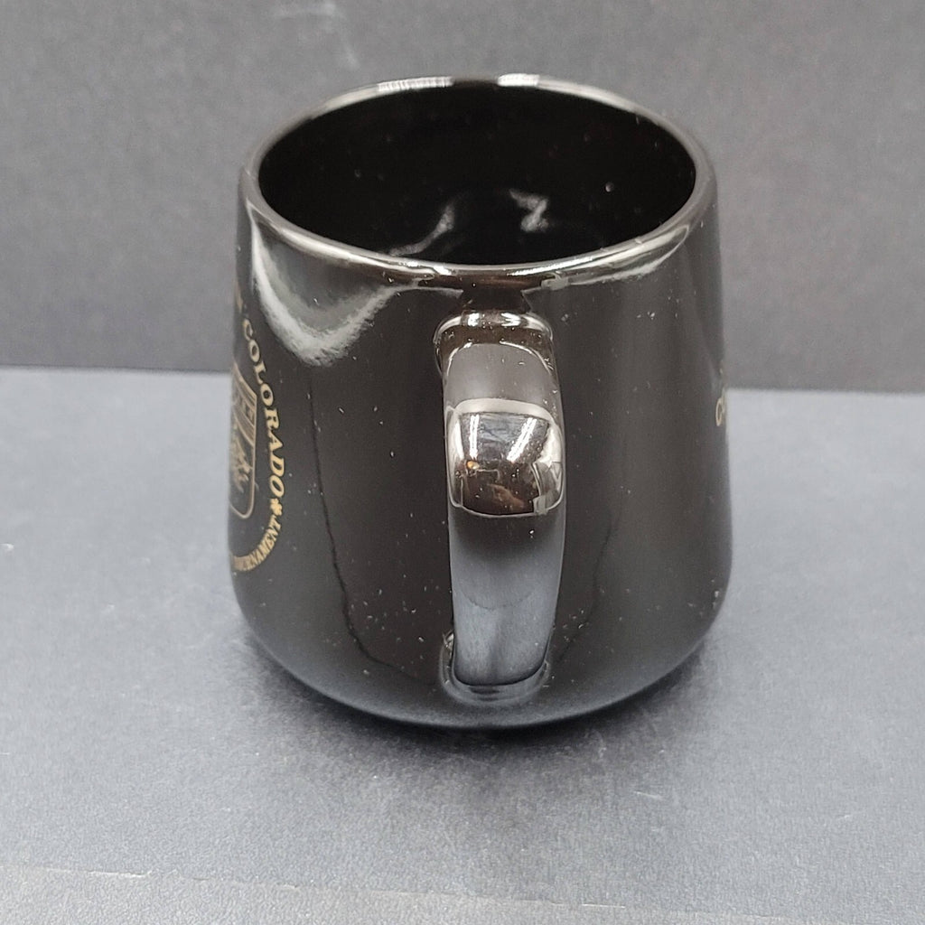 Copper Mountain Colorado Celebrity Golf Trout Tournament 1994 Black Coffee Mug