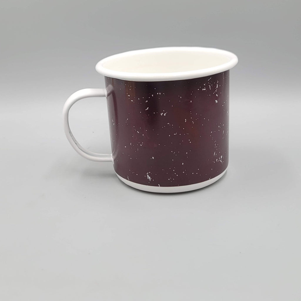 Ollee Bee Enamel Tin Campfire Coffee Mug Enamelware Color Changing Adventure